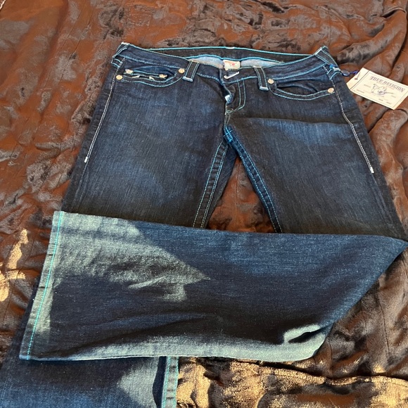 True Religion Denim - True Religion Diamond Turo Blue Boot Cut Jeans